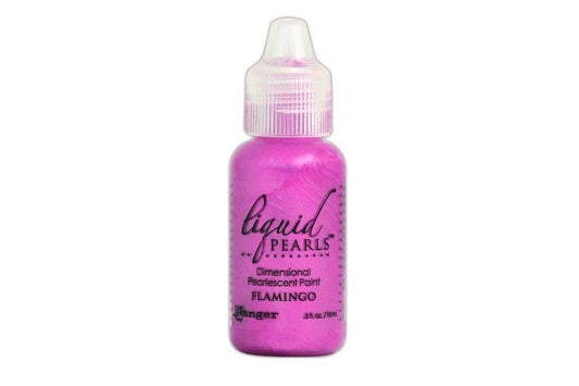 Ranger LPL-28147 Liquid Pearls Glue Paint, Flamingo, 0.5 oz