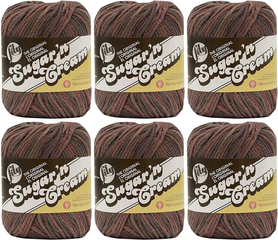 Lily Sugarn Cream Yarn Ombres (6-Pack) Terra Firma 102002-2013