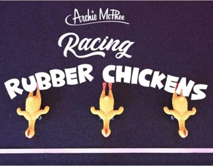 Mcphee Archie Racing Rubber Chickens - 3 Piece Set