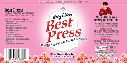Mary Ellen's Best Press Clear Starch Alternative 16.9 Ounces-Tea Rose Garden