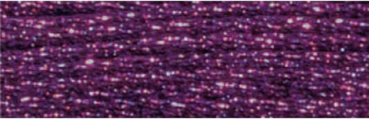 DMC 317W-E718 Light Effects Polyster Embroidery Floss, 8.7-Yard, Pink Garnet