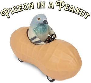 Accoutrements Archie Mcphee Pigeon in a Peanut Pull Back Toy Car (13038)