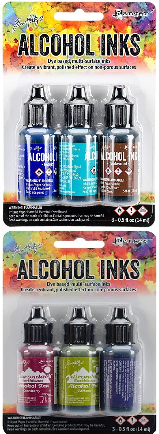 Adirondack Alcohol Ink Bundle Farmers Market Ink Set Metallic Mixatives Ink Set