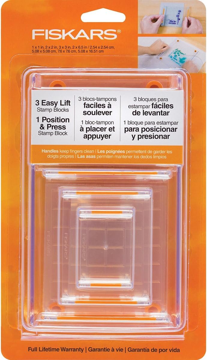 Fiskars Clear Stamp Block Set