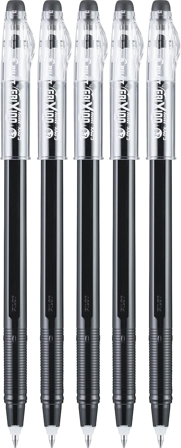 PILOT FriXion ColorSticks Erasable Gel Ink Stick Pens, Fine Point, Black Ink, Ideal For Teachers