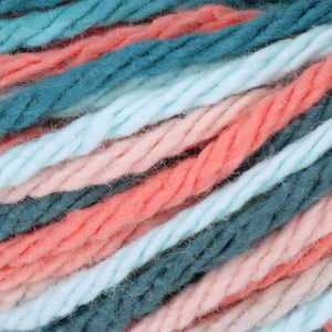 Lily Sugar N' Cream, The Original, Yarn, 57 grams,Coral of the Seas, One Ball