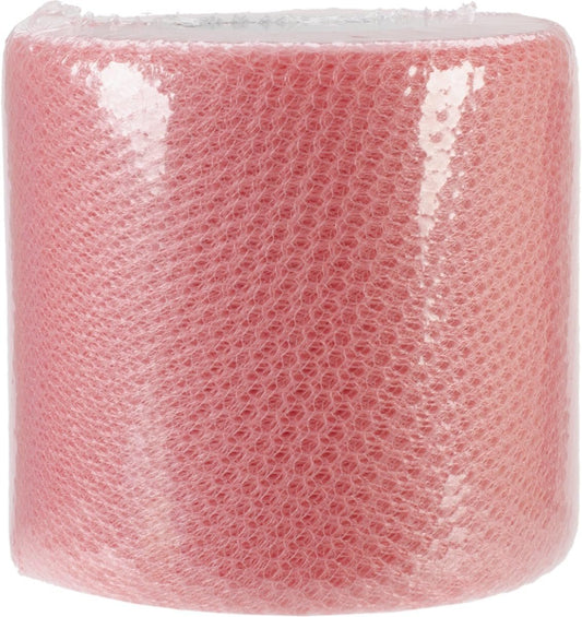 Falk Net Mesh Spool 3in Wide 40 yd-Coral Fabric