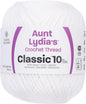 Aunt Lydia Value Crochet Cotton, White - 151.0201