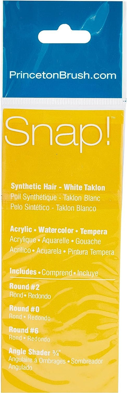 Princeton Snap Paintbrush Set, White