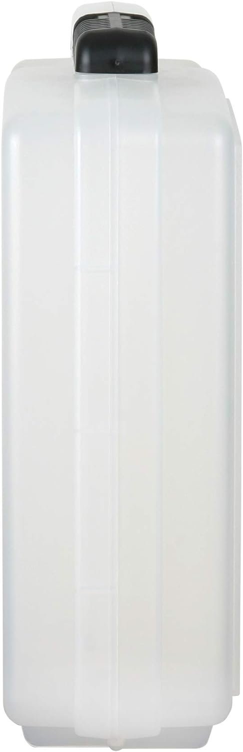 ArtBin 8017AB 17 inch Quick View Carrying Case, Portable Art & Craft Organizer with Handle, [1] Plastic Storage Case, Translucent