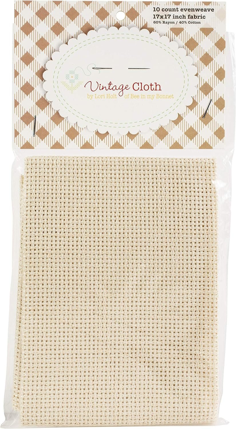 Riley Blake Designs Vintage Cloth 10CT, 17"X17" Farmhouse
