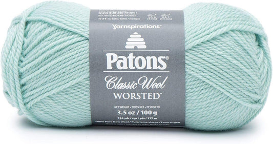 Patons Classic Wool Yarn, Misty Green