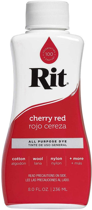 Rit Dye Liquid Fabric Dye, 8-Ounce, Cherry Red