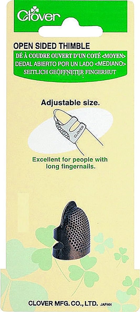 Clover Metal Open-Sided Thimble, Small