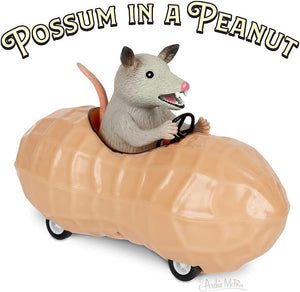 Mcphee Archie Possum in a Peanut Pull Back Toy Car (12967)