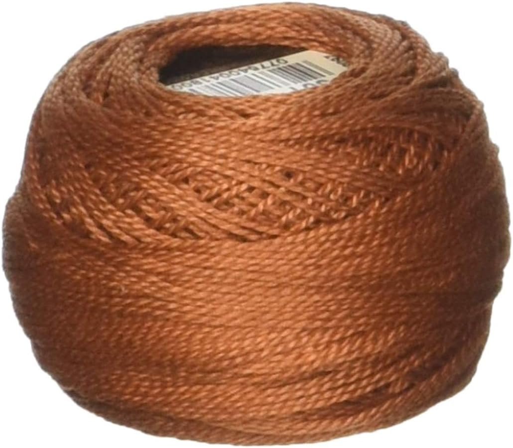 DMC 116 8-301 Pearl Cotton Thread Balls, Medium Mahogany, Size 8