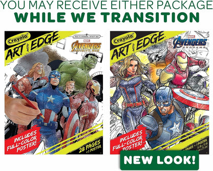 Crayola Marvel Avengers Endgame Coloring Pages, (Model: 40489)