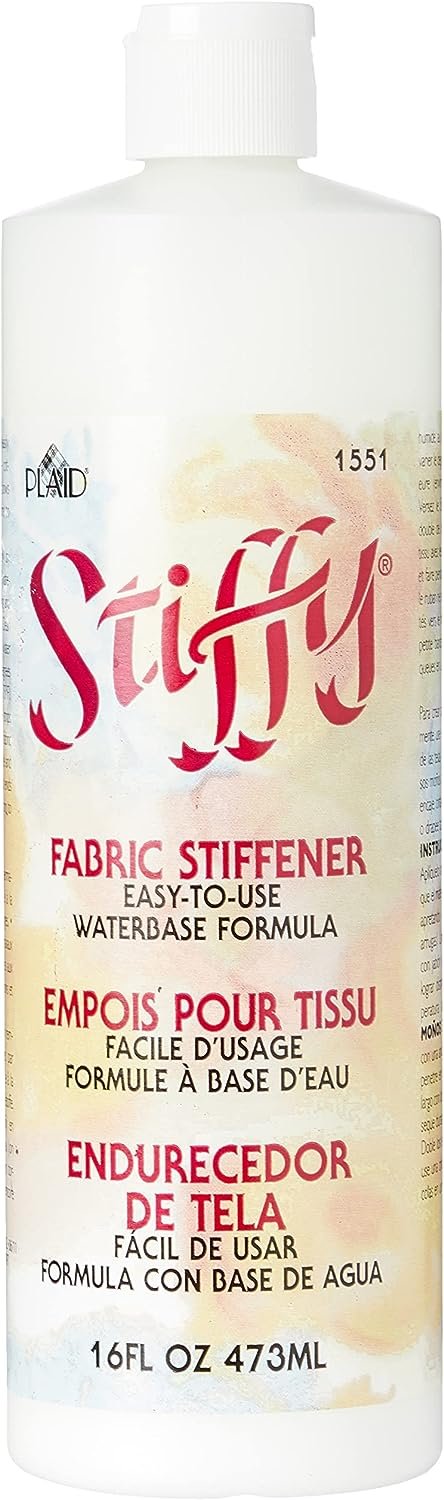 Mod Podge Plaid Stiffy Fabric Stiffener, Clear, 8 x 2.5 x 2.5