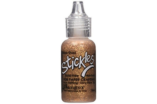 Ranger Stickles Glitter Glue, 0.5 oz, Rose Gold
