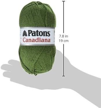 Patons Canadiana Yarn, Dark Green Tea