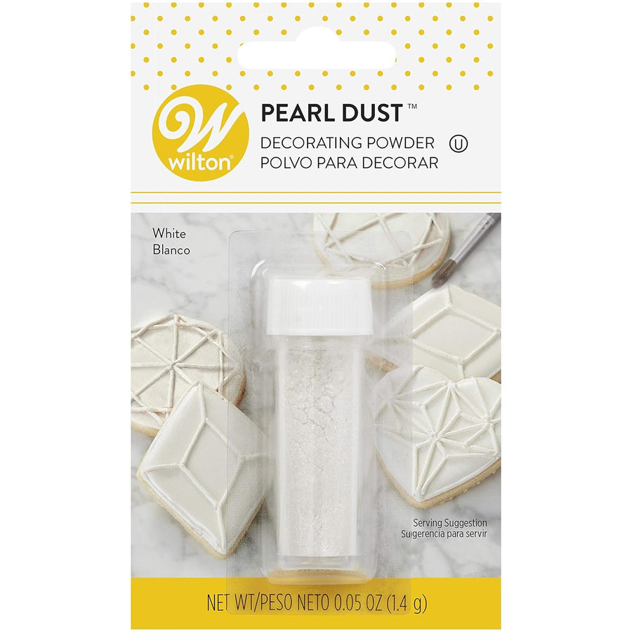 Wilton 703-1355 White Pearl Dust 0.05 Ounce (1.4 Grams)