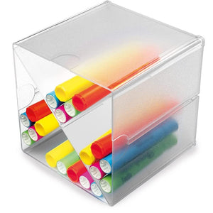 Deflecto Stackable Cube Organizer, 6 inch x 6 inch