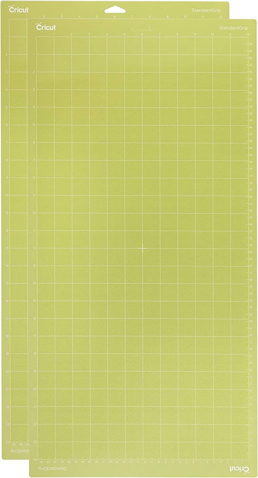 Cricut Standard Grip Mat, 12"x24", 2 Mats