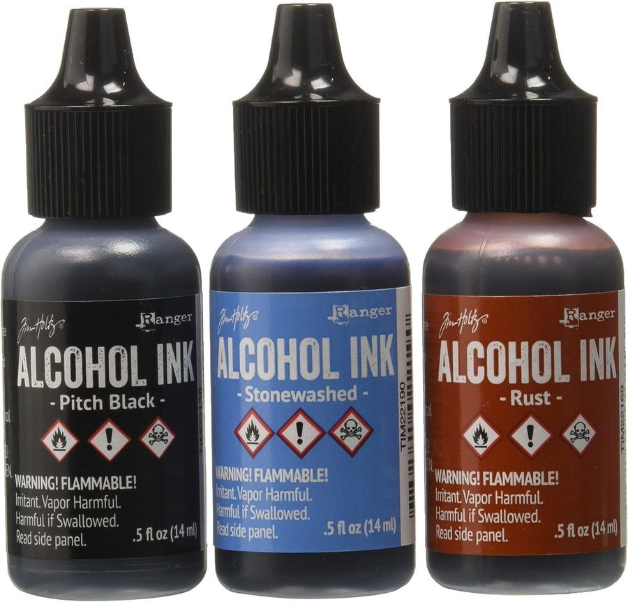 Ranger Adirondack Alcohol Ink 1/2-Ounce 3/Pkg