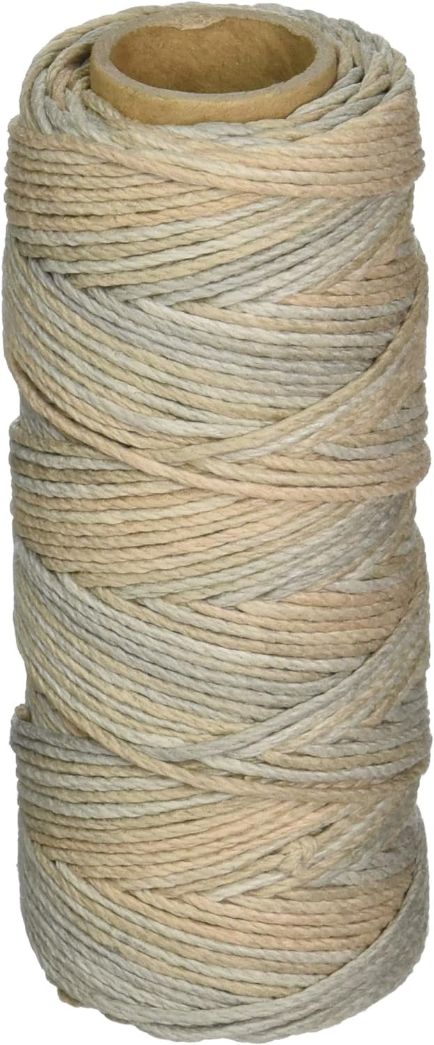 Hemp Variegated Cord Spool 20lb 205', Sandalwood