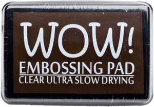 Wow Embossing Powder WV02 Ultra Slow Drying Ink Pad, Clear