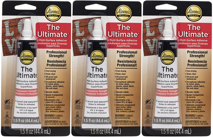 Aleene's The Ultimate Multi-Surface Adhesive, 3 Pack
