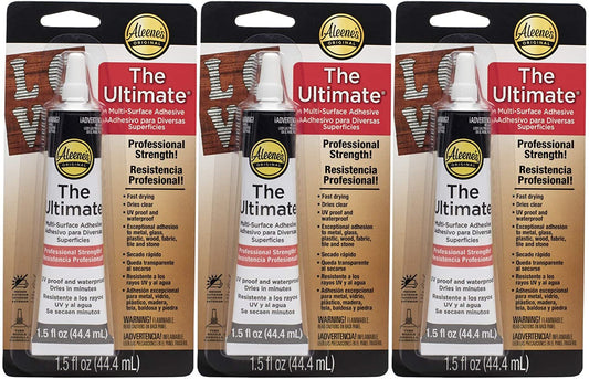 Aleene's The Ultimate Multi-Surface Adhesive, 3 Pack