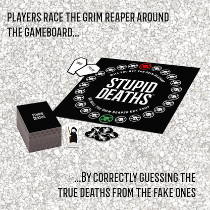 University Games Stupid Deaths Board Game