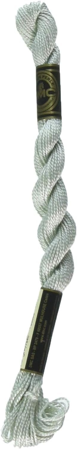 DMC Pearl Cotton Skein Size 5 27.3yd, Very Light Beaver Grey