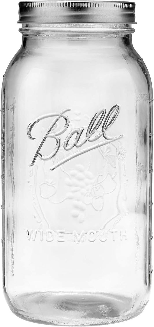 Ball 1 64oz Wide Mouth Half Gallon Mason Jar