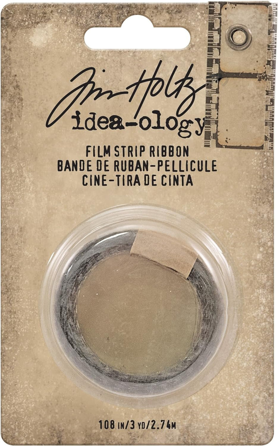 Advantus Filmstrip Ribbon by Tim Holtz Idea-ology, 3 Yards, 5/8 Inches, Plastic, TH92820