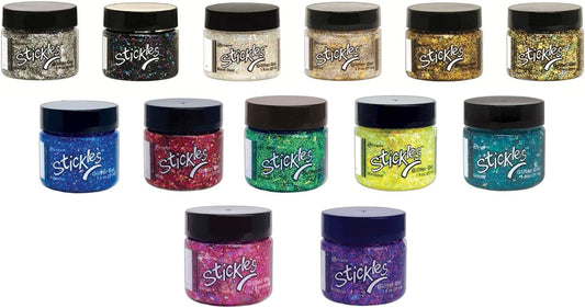 Bundle - All Avaliable Stickles Glitter Gels - Set of 13 - Ranger Ink Tim Holtz