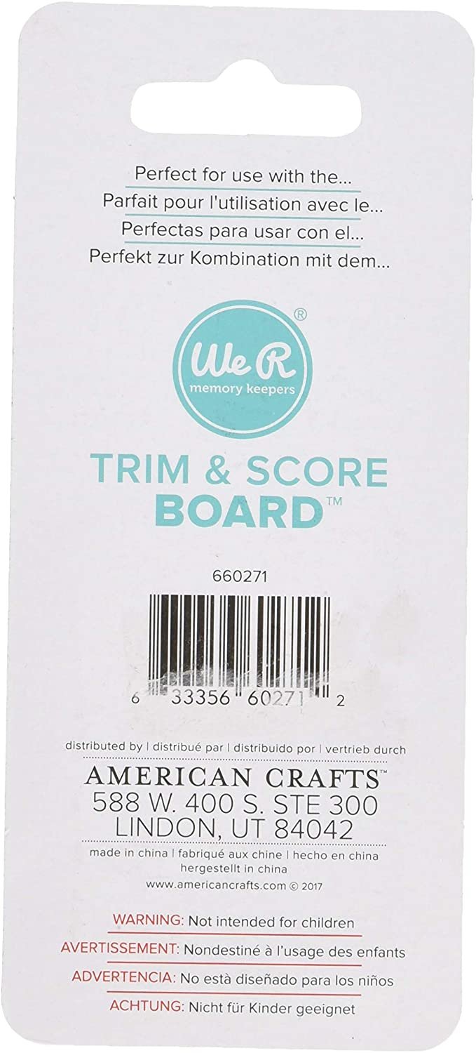 We R Memory Keepers 0633356602712 Trimmer Trimmer & Mat-Trim and Score Refill Blades (2 Piece)