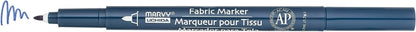 Uchida 522-C-33 Marvy Fine Point Fabric Marker, Navy