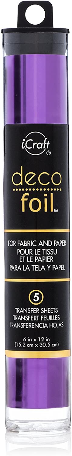 Deco Foil, 5 Transfer Sheets, 6" x 12"
