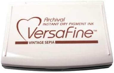 Tsukineko Full-Size VersaFine Instant Dry Pigment Ink, Vintage Sepia