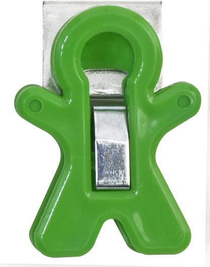 The Pencil Grip Magnet Man Magnetic Clip, Assorted Colors, Pack of 10