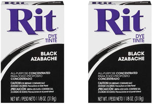 Rit All-Purpose Powder Dye, Black (2 pack)