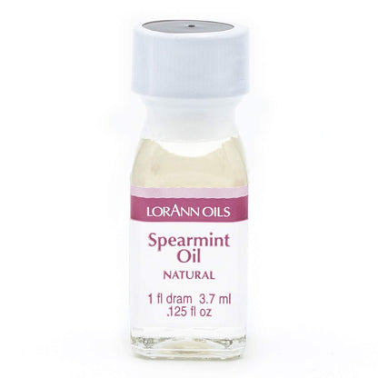 LorAnn Spearmint Oil SS, Natural Flavor, 1 dram bottle (.0125 fl oz - 3.7ml - 1 teaspoon)