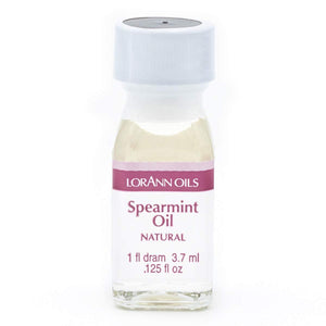 LorAnn Spearmint Oil SS, Natural Flavor, 1 dram bottle (.0125 fl oz - 3.7ml - 1 teaspoon)