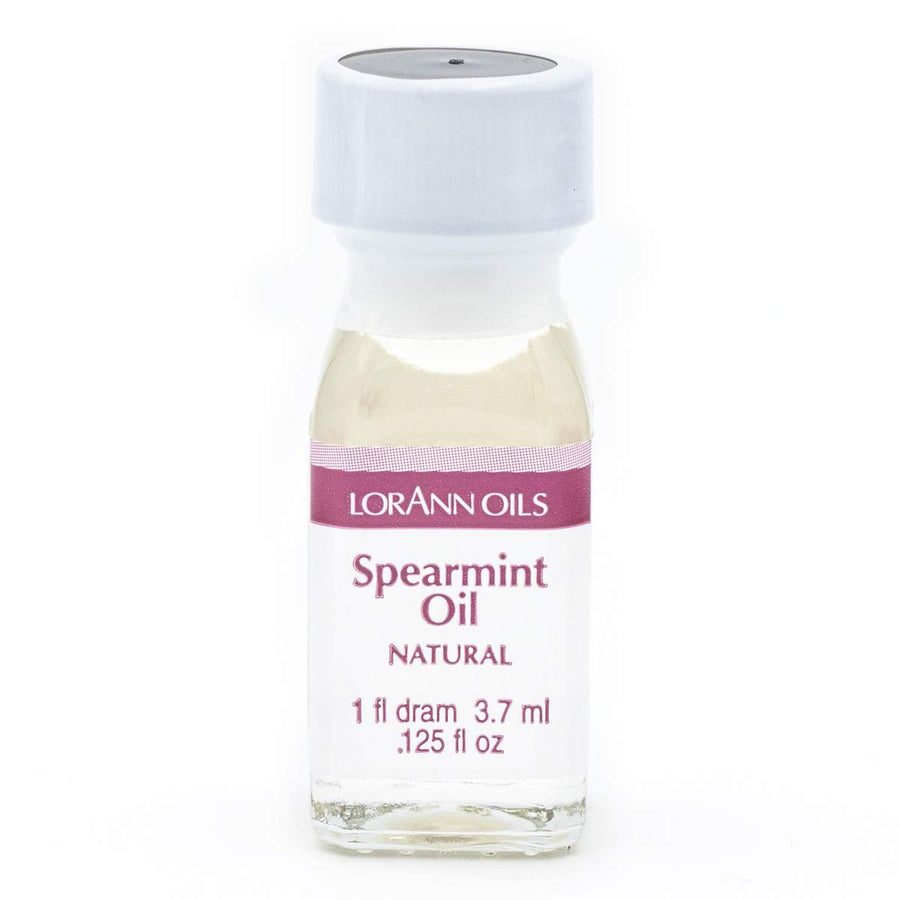 LorAnn Spearmint Oil SS, Natural Flavor, 1 dram bottle (.0125 fl oz - 3.7ml - 1 teaspoon)