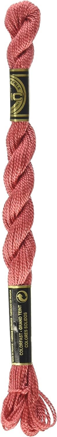 DMC 115 5-3328 Pearl Cotton Thread, Dark Salmon, Size 5