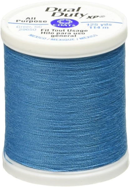 Coats Thread & Zippers Dual Duty XP All Purp 125yd Rocket Blue