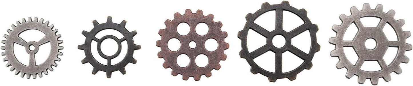 Tim Holtz Idea-Ology Gadget Gears Embellishments 5/Pack