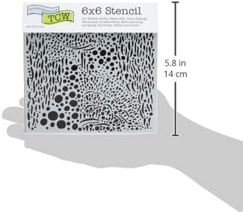 Crafters Workshop Template 6"X6", Sea Bubbles